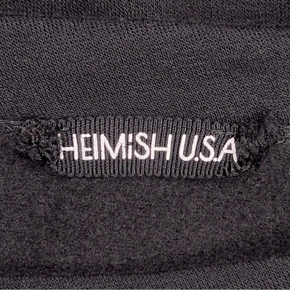 XL HEIMISH BLACK SWEATSHIRT LONG SLEEVE STRETCH CASUAL - Picture 9 of 10